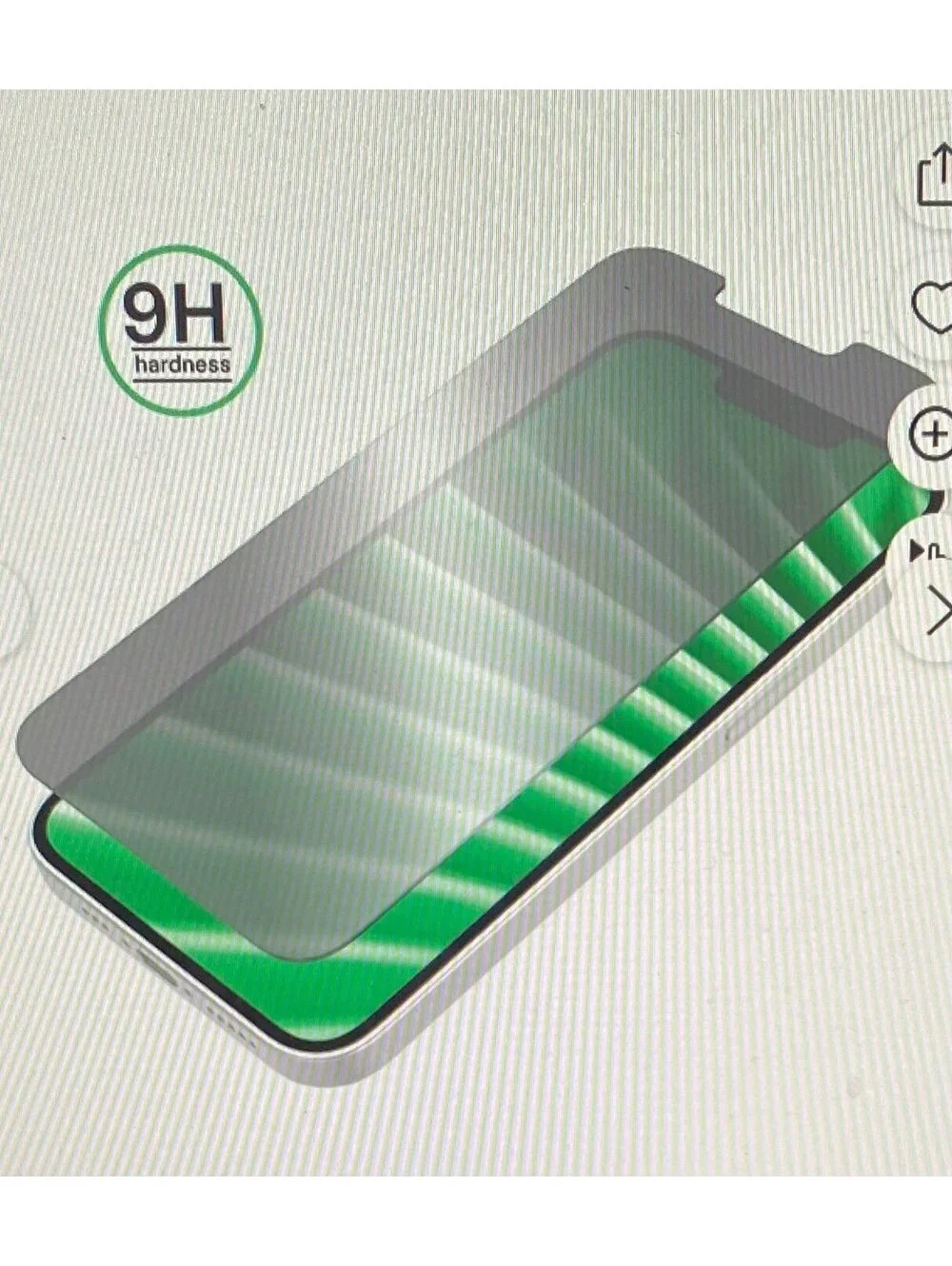 Onn Mirror Glass Screen Protector for iPhone 16e/14/13/13Pro